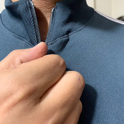 Premium Adi Zipper Tracksuit (Swiss Fabric) | Zink